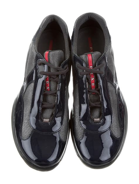 Prada Sport Leather Sneakers 